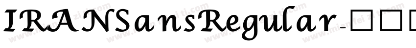 IRANSans Regular字体转换